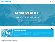 Tablet Screenshot of hannoverliebe.de